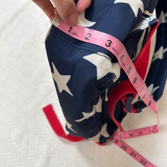 BODEN dragon navy backpack, green white stars - charming, playful, whimsical - Picture 10 of 16